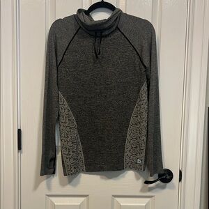 RBX Gray Seamless Active Pullover Hoodie